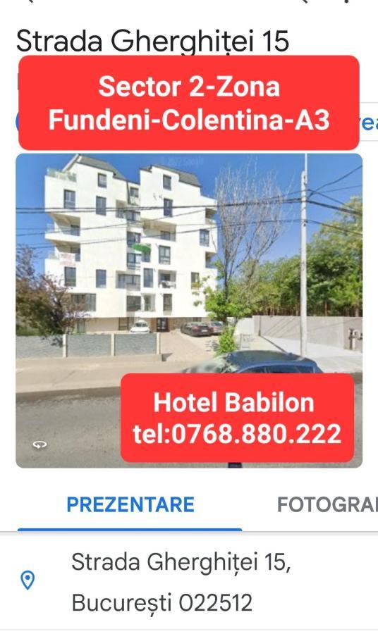 Hotel Babilon Bukarest Exterior foto